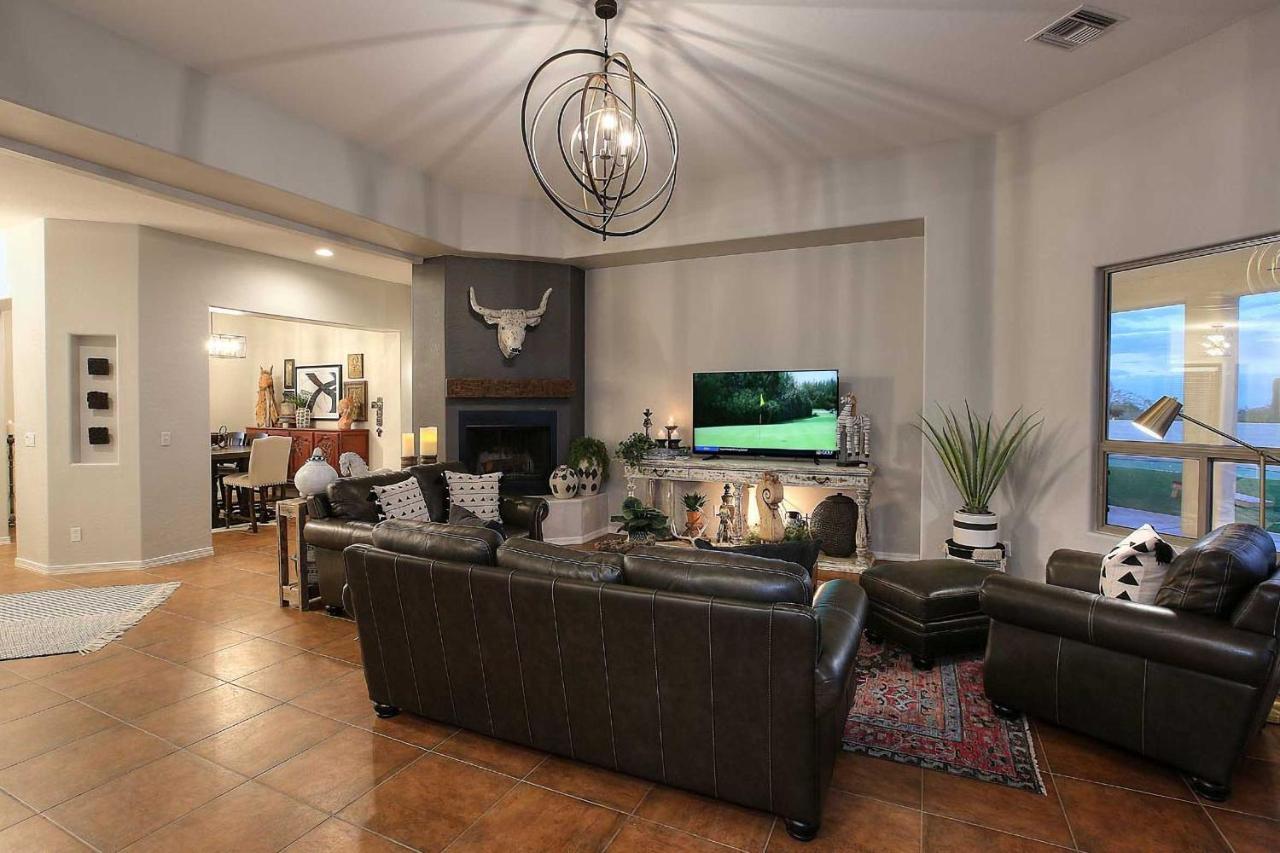 Adobe Arizona Home With City And Mountain Views Queen Creek Luaran gambar