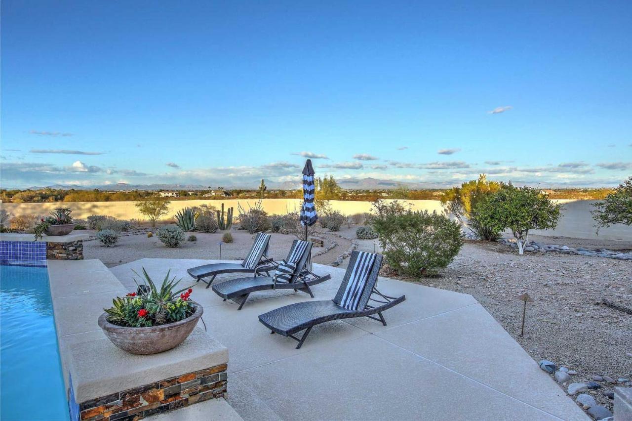 Adobe Arizona Home With City And Mountain Views Queen Creek Luaran gambar